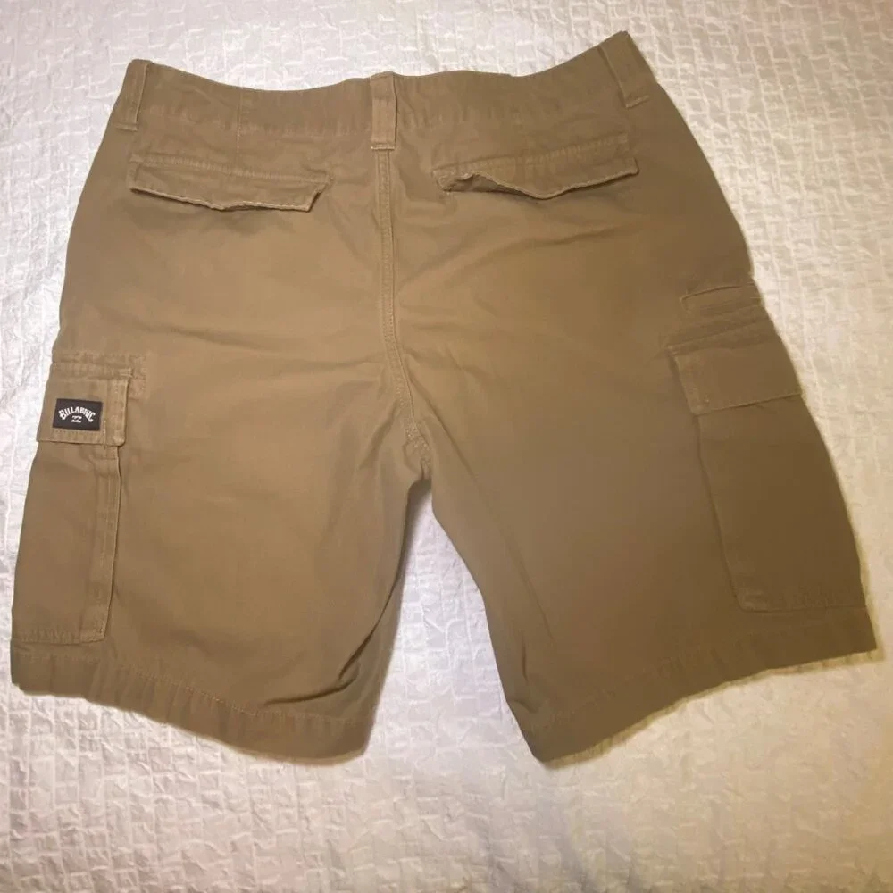 Billabong Mens Khaki‎ Cargo Shorts 38 Durable Outdoor Camping Hiking Gorpcore